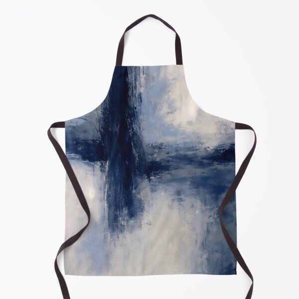 Item preview, Minimalist Blue Gray Abstract Painting designed and sold by svarupa.