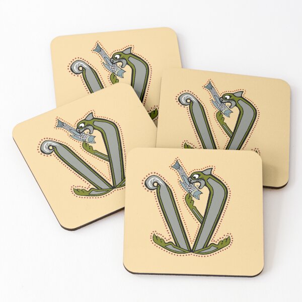 Item preview, Celtic Cat Letter V designed and sold by Donnahuntriss.