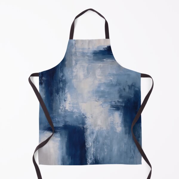 Item preview, Minimalist Blue Gray Abstract Painting designed and sold by svarupa.