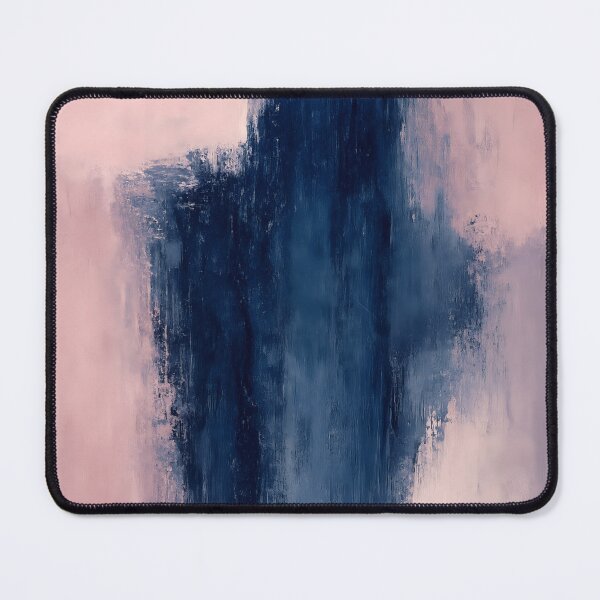 Item preview, Minimalist Pink and Navy Abstract Painting designed and sold by svarupa.