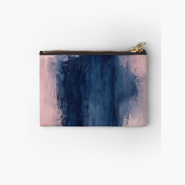 Item preview, Minimalist Pink and Navy Abstract Painting designed and sold by svarupa.