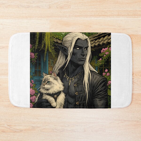 Item preview, Drow with Cat designed and sold by Dragon Space.