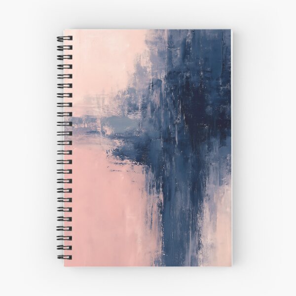 Item preview, Minimalist Pink and Navy Abstract Painting designed and sold by svarupa.