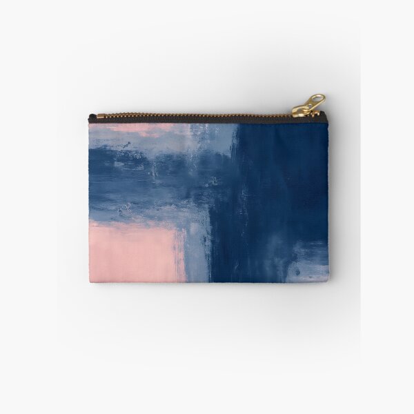 Item preview, Minimalist Pink and Navy Abstract Painting designed and sold by svarupa.