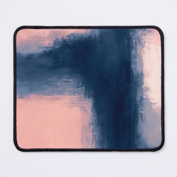 Item preview, Minimalist Pink and Navy Abstract Painting designed and sold by svarupa.