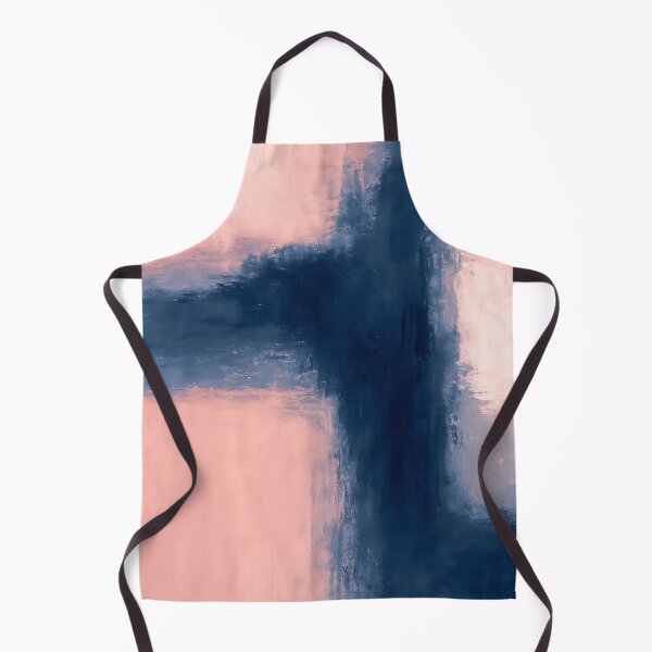 Item preview, Minimalist Pink and Navy Abstract Painting designed and sold by svarupa.