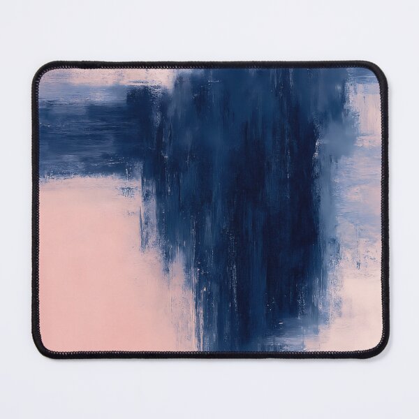 Item preview, Minimalist Pink and Navy Abstract Painting designed and sold by svarupa.