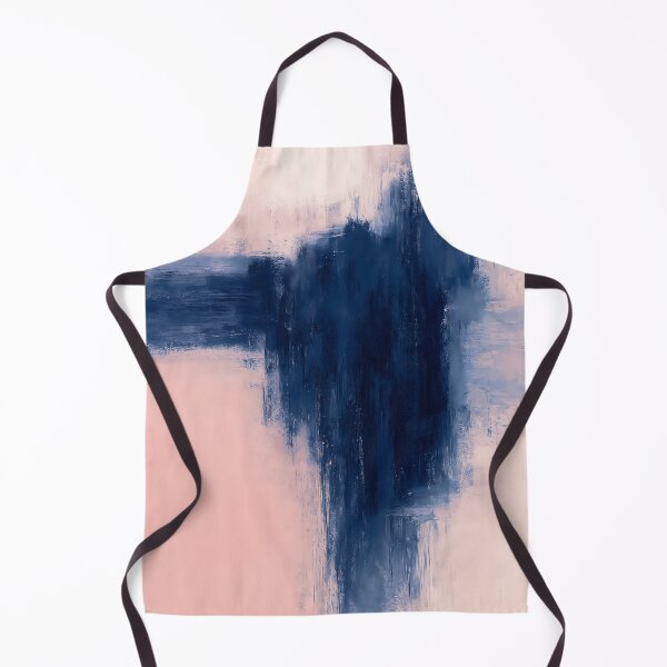 Item preview, Minimalist Pink and Navy Abstract Painting designed and sold by svarupa.