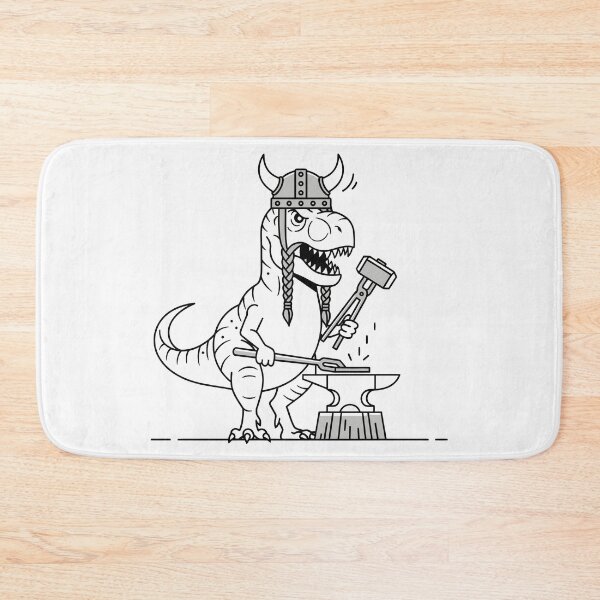 Item preview, Dinosaur Viking Blacksmith designed and sold by Amir Faysal.