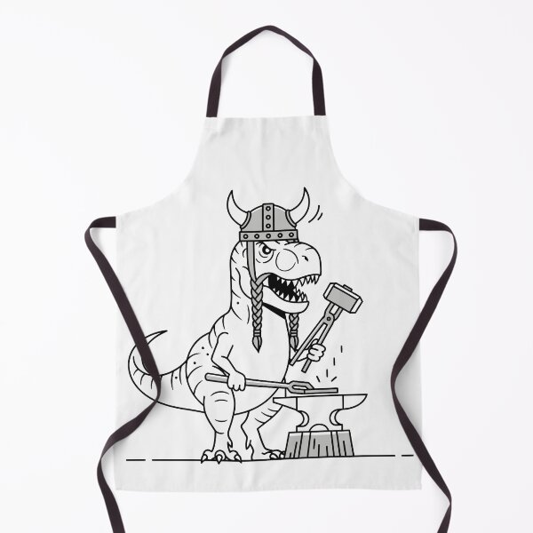 Item preview, Dinosaur Viking Blacksmith designed and sold by Amir Faysal.