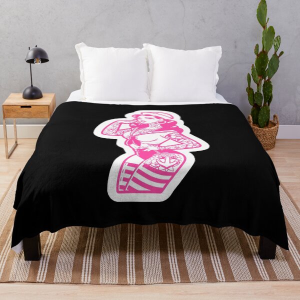 Item preview, Hot Pink Sailor Pin-Up Girl Rockabilly Tattoo Print designed and sold by PinUpPizzazz.
