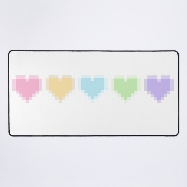 Item preview, Red Velvet Pixel Hearts designed and sold by pyjamalion.