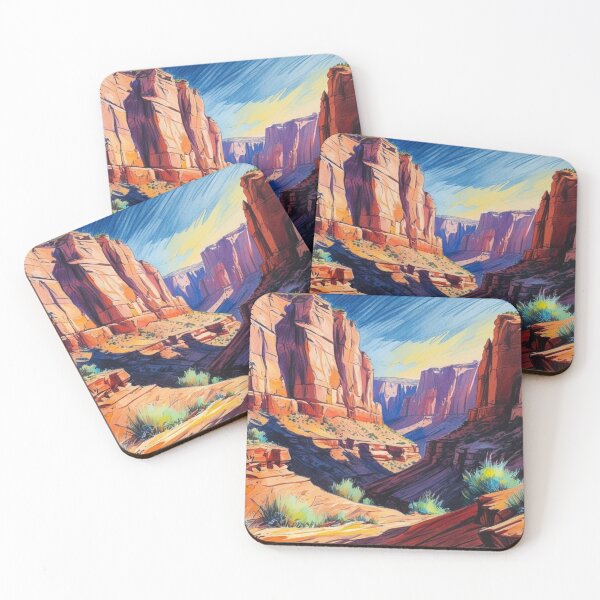 Item preview, The Grand Canyon - Minimalist Line Drawing designed and sold by outlawkassano.
