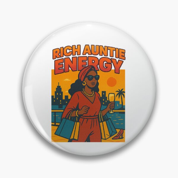 Item preview, Rich Auntie Shirt – [GOALS / ENERGY / VIBES] designed and sold by Admoore7.