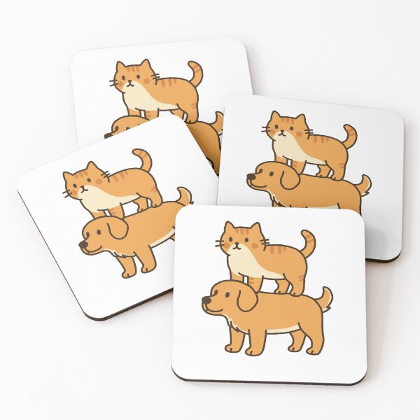 Item preview, Dog And Cat Friends 001 designed and sold by NS.FREEHAND.
