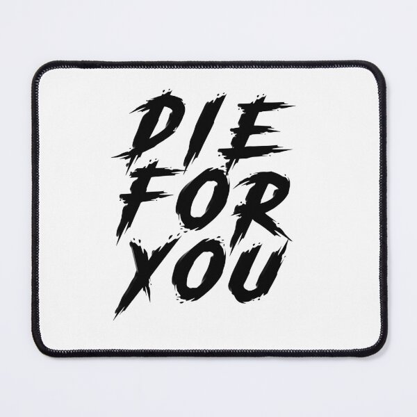 Item preview, DIE FOR YOU Grunge Typography designed and sold by Pikamuu.