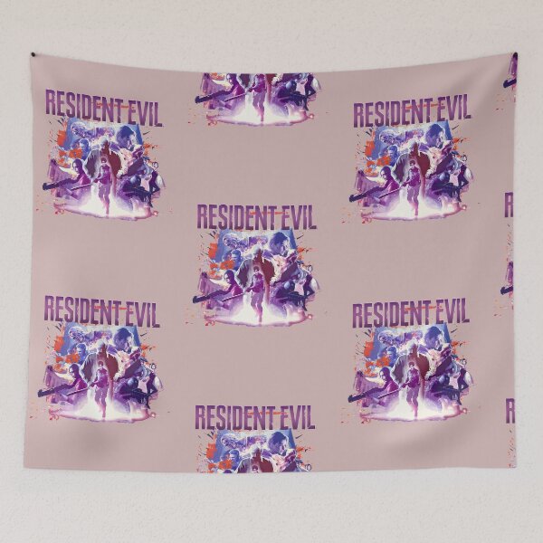 Item preview, Resident Evil Classic Characters Mashup Vintage Game Art designed and sold by BertranMedhur.