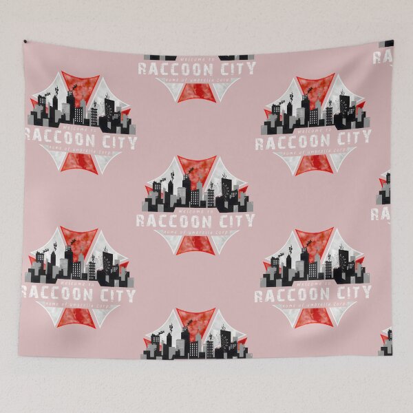 Item preview, Ominous City Skyline with Red & Grey Emblem designed and sold by BertranMedhur.