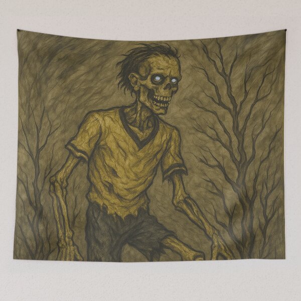 Item preview, cool zombie as a football player designed and sold by Mauswohn.