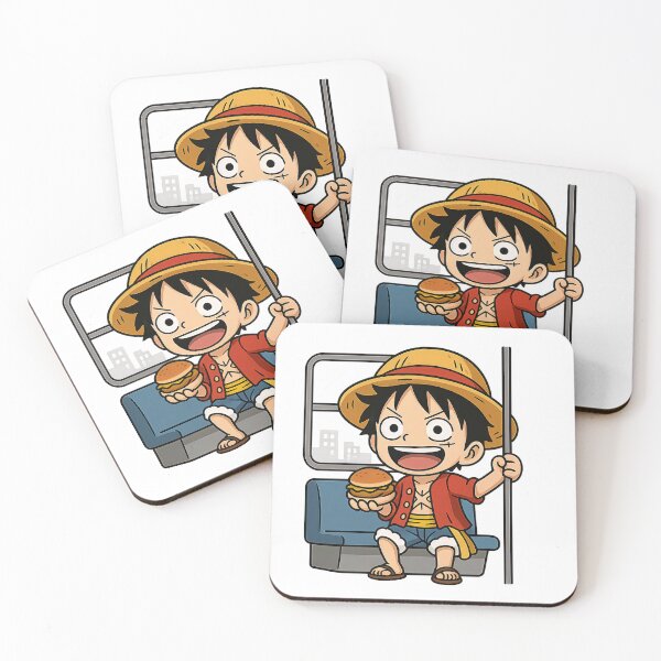 Item preview, Luffy – Burger Break on the New York subway designed and sold by Fanfandom Studio.