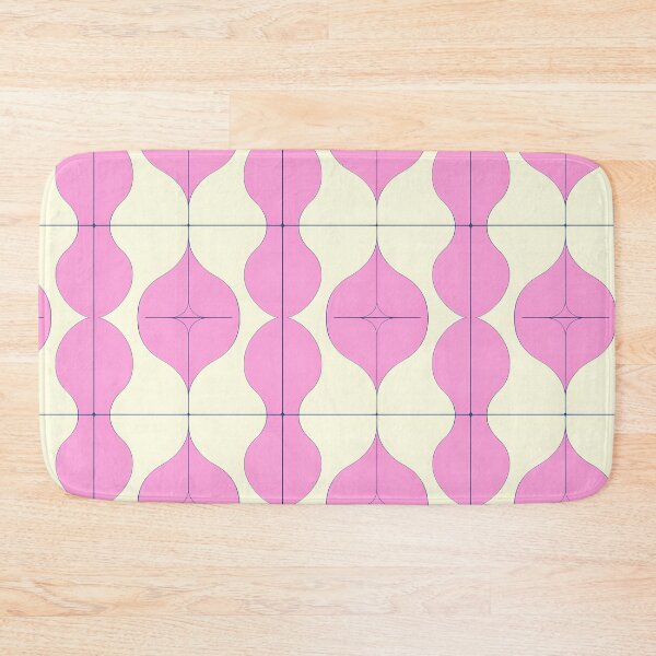 Item preview, Elegant Light Pink and Cream Geometric Pattern A-Line Dress designed and sold by FestivityFinds.