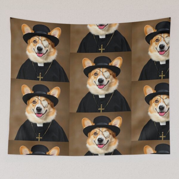 Item preview, Clergy Corgi designed and sold by vernonplatt.