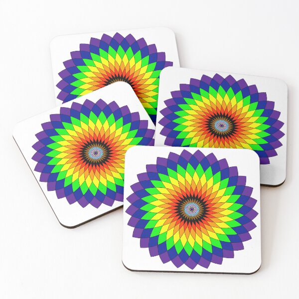 Item preview, Progress Pride Mandala designed and sold by OneWildDragon.
