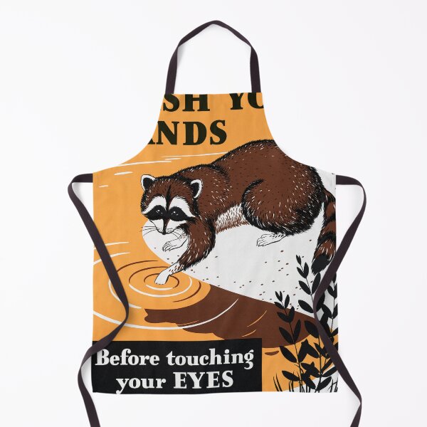 Item preview, Wash Your Hands Raccoon designed and sold by Aesthetic Archive.