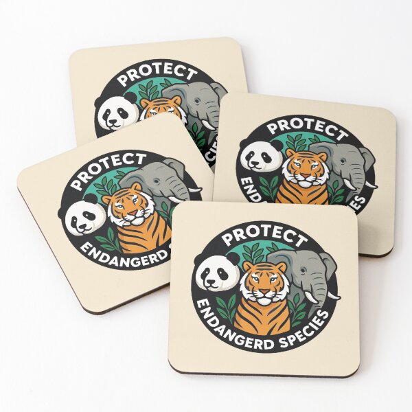 Item preview, Protect Endangered Species - Wildlife Conservation designed and sold by Myra365Art.