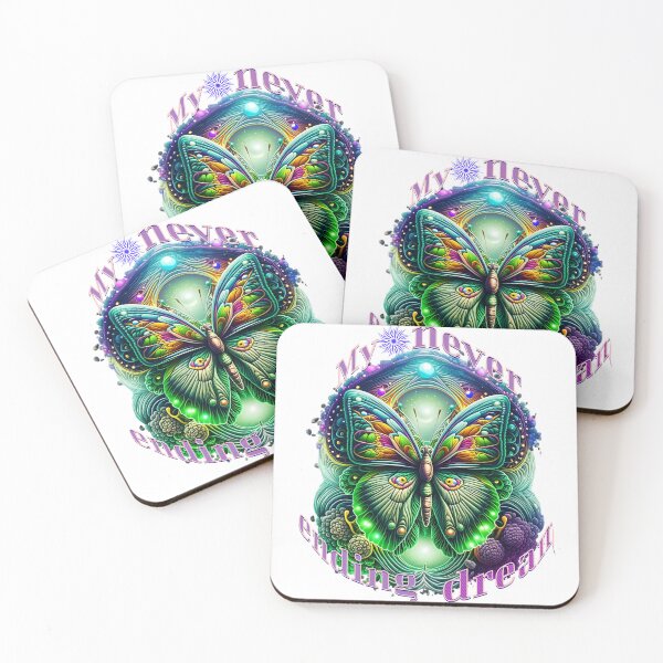 Item preview, My Never Ending Dream – Psychedelic Butterfly Vision designed and sold by sunbowjp stadio.
