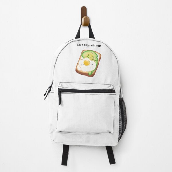 Item preview, Life’s Butter with Toast – Avocado & Egg Breakfast Illustration designed and sold by Munsuni.