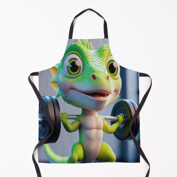 Item preview, Gym Lizard Meme – Funny Workout Reptile Cartoon designed and sold by KnzSHOPPING.