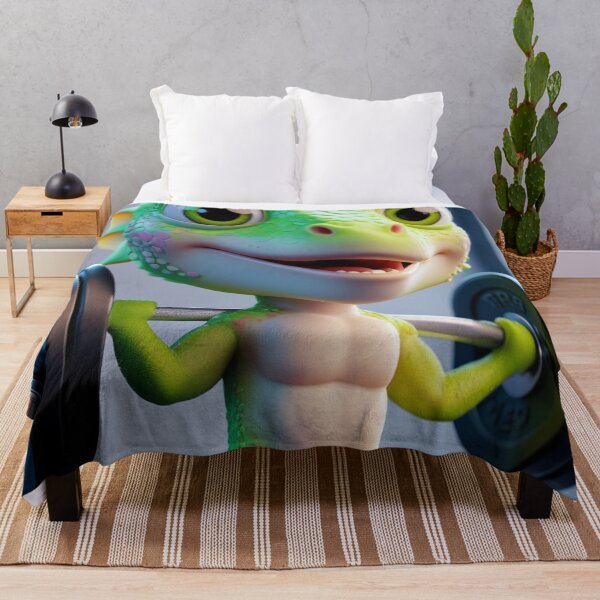 Artikelvorschau, Gym Lizard Meme – Funny Workout Reptile Cartoon entworfen und verkauft von KnzSHOPPING.