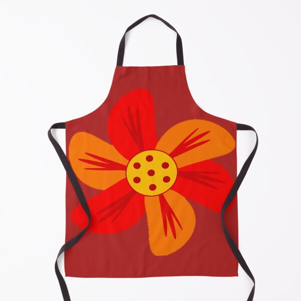 Item preview, Flor hippie naranja designed and sold by ViaARTfactory.
