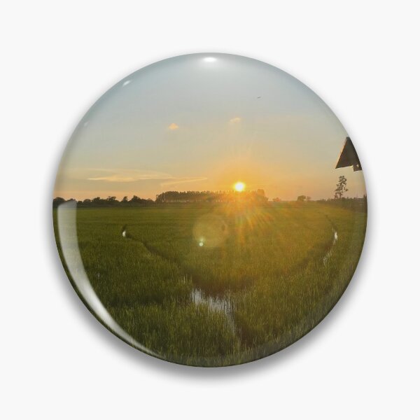 Item preview, Rice fields with sunset designed and sold by tnthisshop.