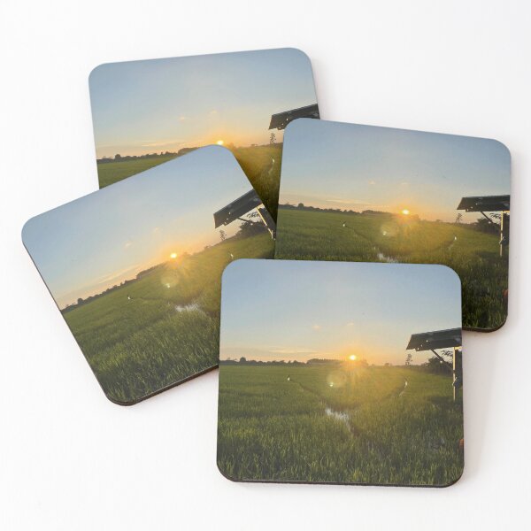 Item preview, Rice fields with sunset designed and sold by tnthisshop.