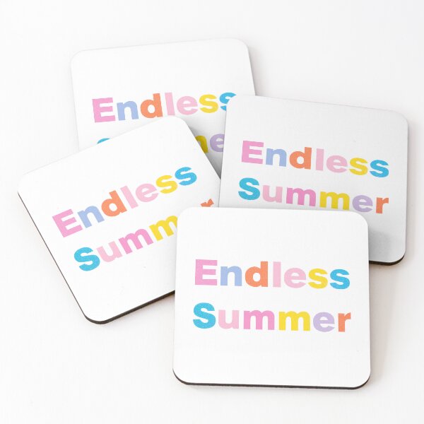 Item preview, Colorful “Endless Summer” Quote – Vibrant Tropical Typography Design designed and sold by BobaBunny76.