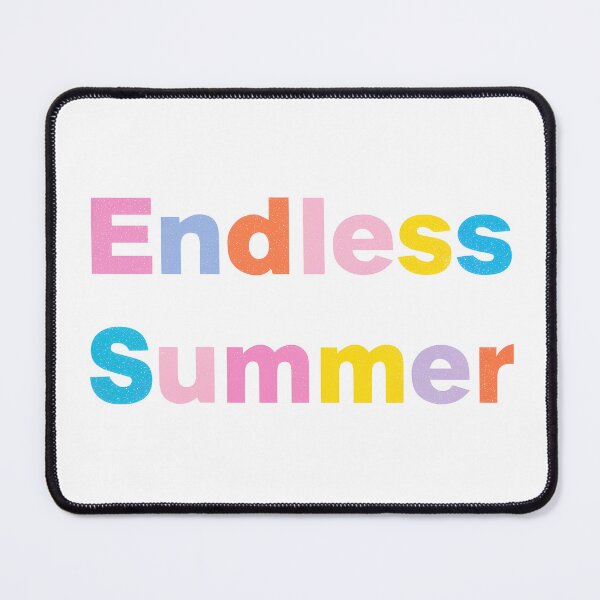Item preview, Colorful “Endless Summer” Quote – Vibrant Tropical Typography Design designed and sold by BobaBunny76.