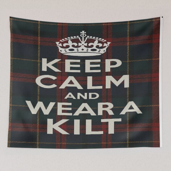 Artikelvorschau, Bleib ruhig und trage einen Kilt 2 entworfen und verkauft von MacksMerch.
