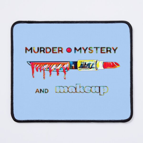 Item preview, Murder Mystery + Makeup Tee – True Crime & Beauty Hybrid Shirt designed and sold by creativerooney.