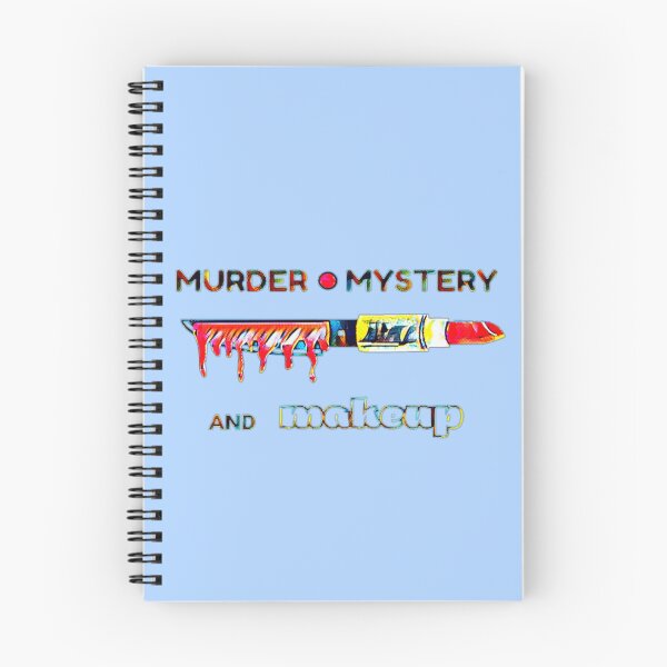 Item preview, Murder Mystery + Makeup Tee – True Crime & Beauty Hybrid Shirt designed and sold by creativerooney.
