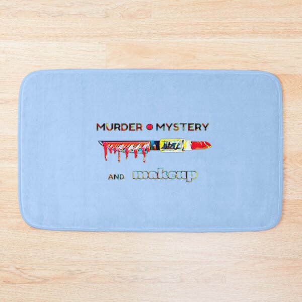 Item preview, Murder Mystery + Makeup Tee – True Crime & Beauty Hybrid Shirt designed and sold by creativerooney.
