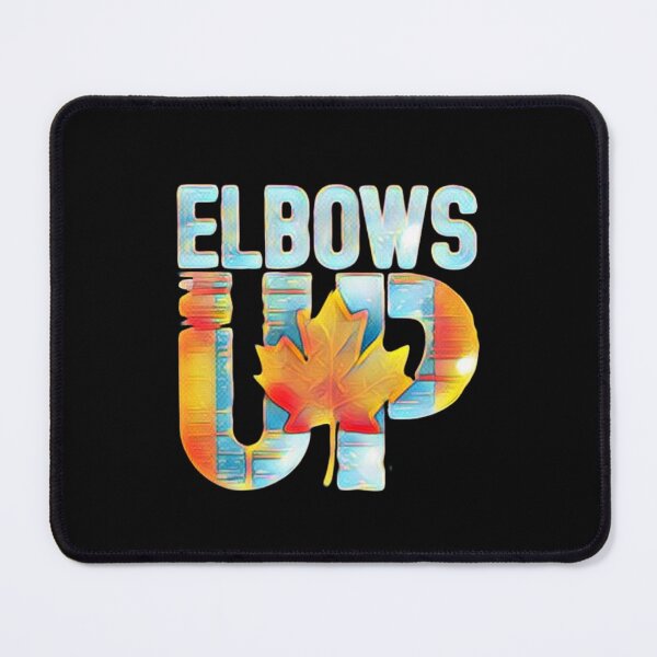Item preview, Elbows Up Canada Throw Blanket – Canadian Pride & Political Humor Blanket designed and sold by creativerooney.