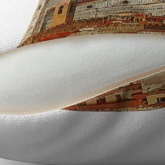 Alternate view of The Duomo in Florence. Throw Pillow