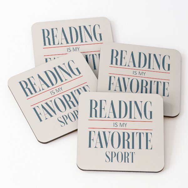 Item preview, Reading is my favorite sport — book nerd designed and sold by Darkifun.