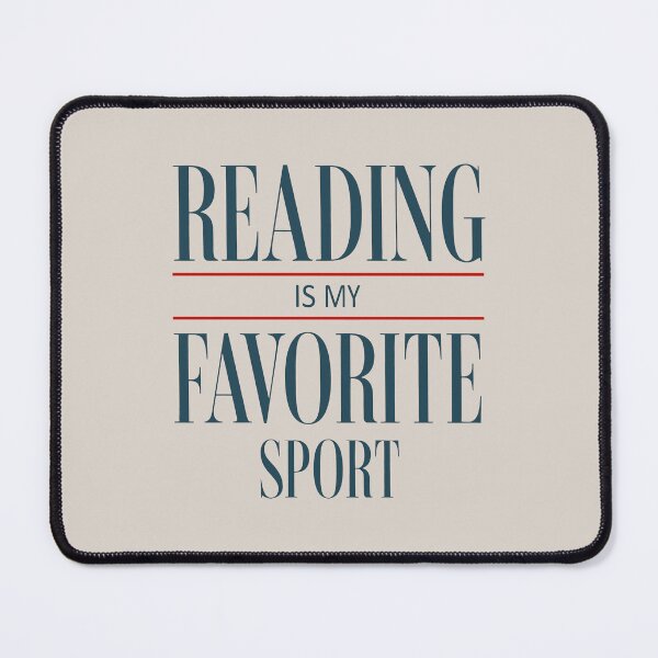 Item preview, Reading is my favorite sport — book nerd designed and sold by Darkifun.