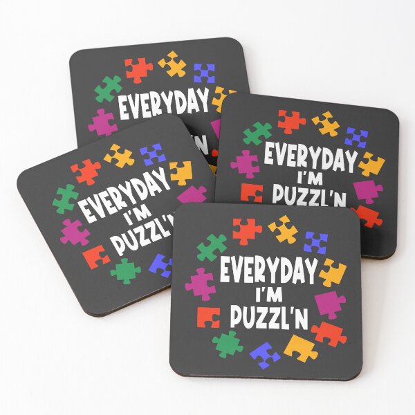 Item preview, Everyday I'm Puzzl'n - Puzzle Master Puzzler  designed and sold by Colorfulman.