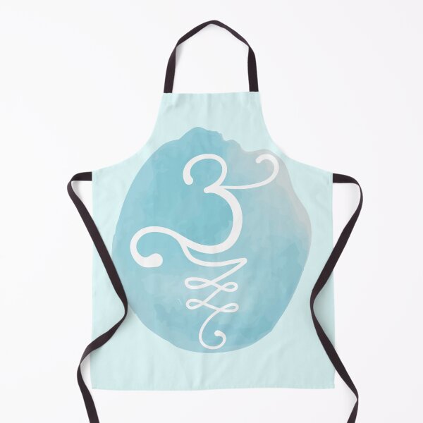 Item preview, Spiritual Symbol on Serene Blue Watercolor Background designed and sold by Bojana Studio.
