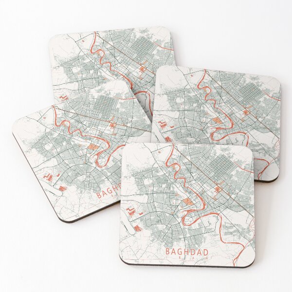 Item preview, Baghdad City Map of Iraq - Bohemian designed and sold by deMAP.