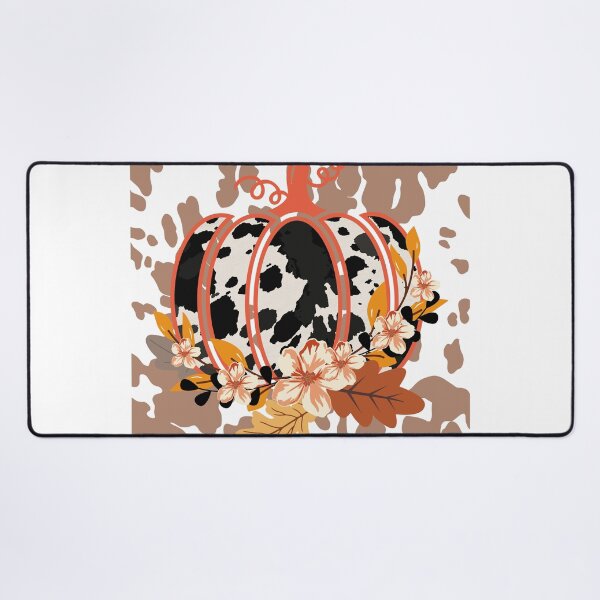 Item preview, Cow Print Pumpkin Wildflowers designed and sold by Forevermore.